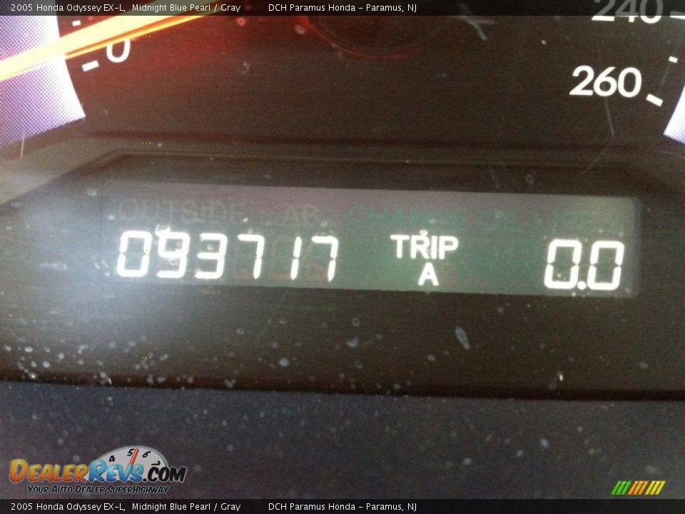 2005 Honda Odyssey EX-L Midnight Blue Pearl / Gray Photo #30