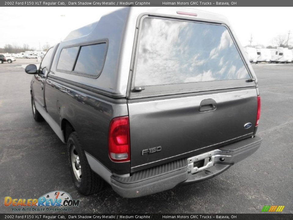 2002 Ford F150 XLT Regular Cab Dark Shadow Grey Metallic / Medium Graphite Photo #13