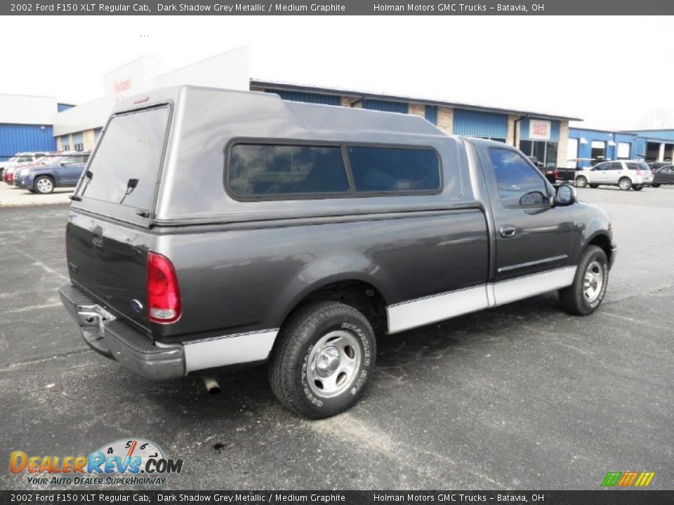 2002 Ford F150 XLT Regular Cab Dark Shadow Grey Metallic / Medium Graphite Photo #18