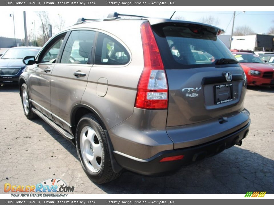 2009 Honda CR-V LX Urban Titanium Metallic / Black Photo #2