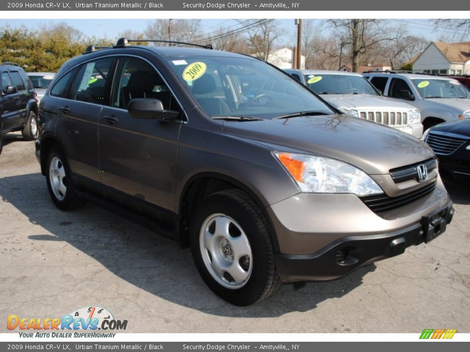 2009 Honda CR-V LX Urban Titanium Metallic / Black Photo #4