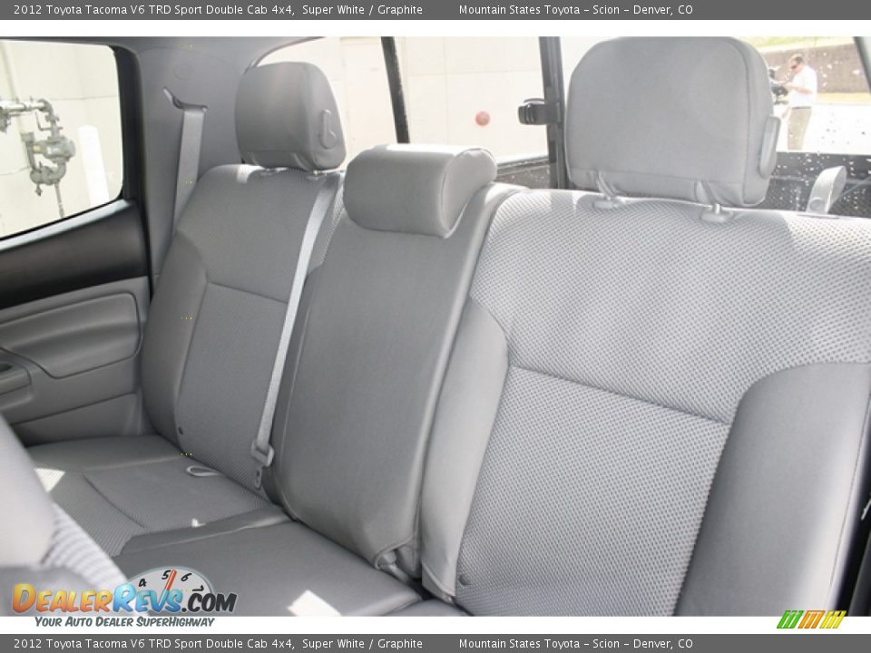 2012 Toyota Tacoma V6 TRD Sport Double Cab 4x4 Super White / Graphite Photo #8
