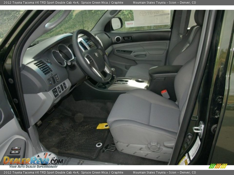 2012 Toyota Tacoma V6 TRD Sport Double Cab 4x4 Spruce Green Mica / Graphite Photo #4