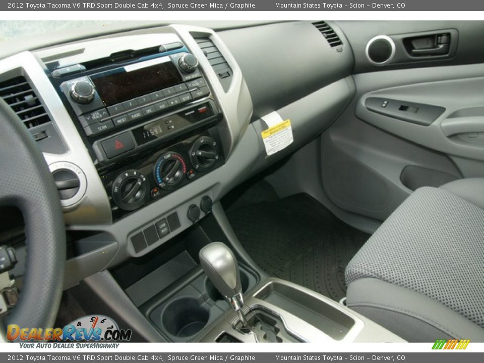 2012 Toyota Tacoma V6 TRD Sport Double Cab 4x4 Spruce Green Mica / Graphite Photo #6