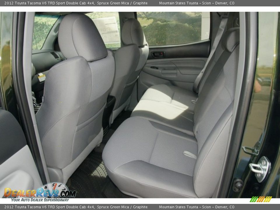 2012 Toyota Tacoma V6 TRD Sport Double Cab 4x4 Spruce Green Mica / Graphite Photo #8