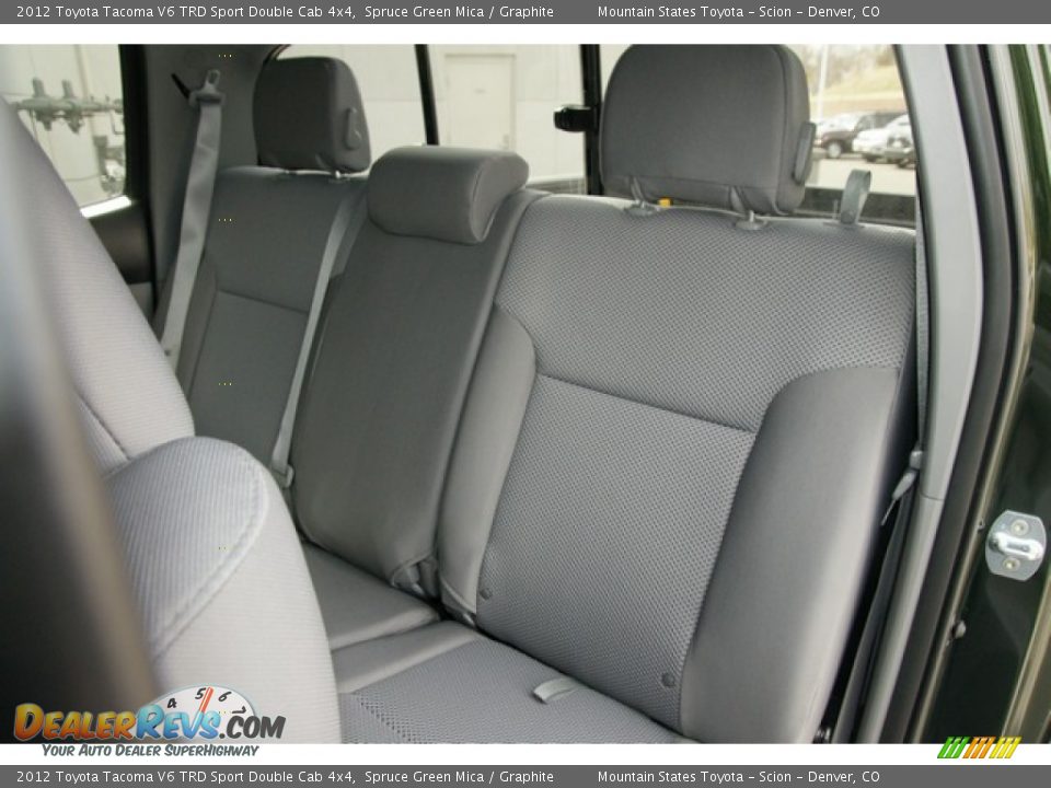 2012 Toyota Tacoma V6 TRD Sport Double Cab 4x4 Spruce Green Mica / Graphite Photo #9