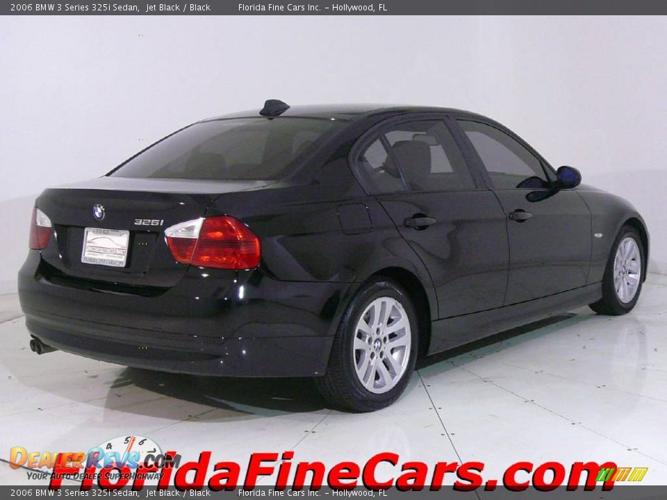 2006 BMW 3 Series 325i Sedan Jet Black / Black Photo #2