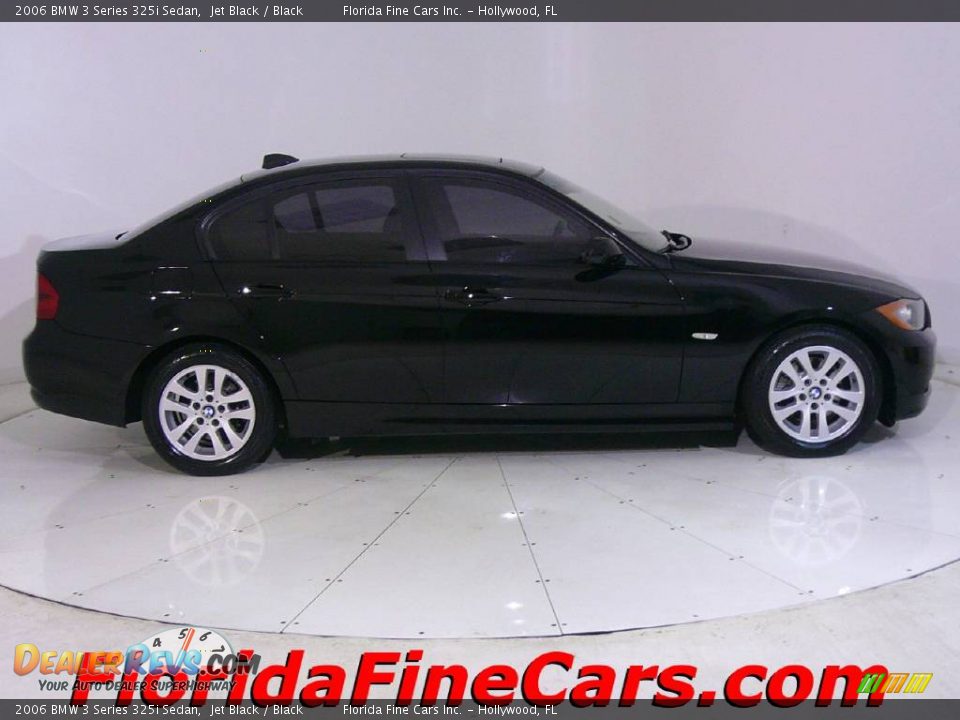 2006 BMW 3 Series 325i Sedan Jet Black / Black Photo #4
