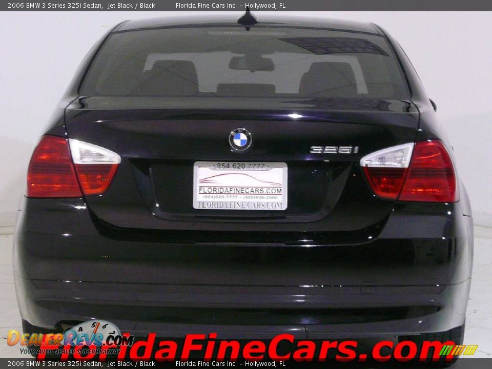2006 BMW 3 Series 325i Sedan Jet Black / Black Photo #6