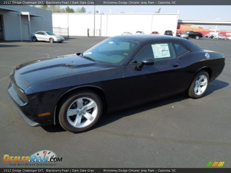 2012 Dodge Challenger SXT Blackberry Pearl / Dark Slate Gray Photo #1