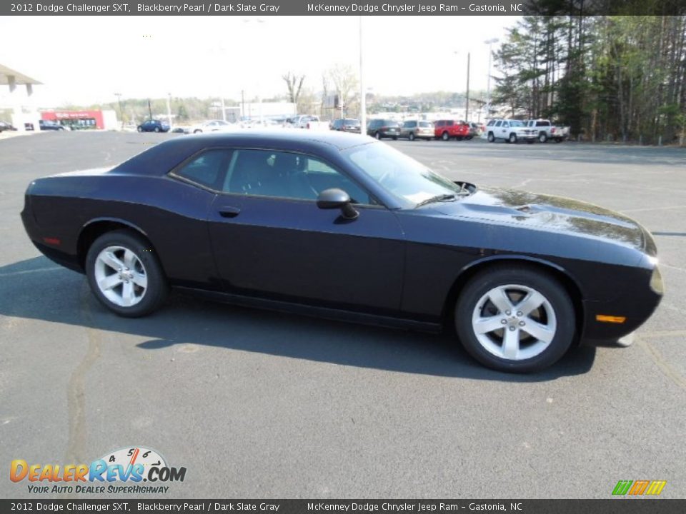 2012 Dodge Challenger SXT Blackberry Pearl / Dark Slate Gray Photo #3