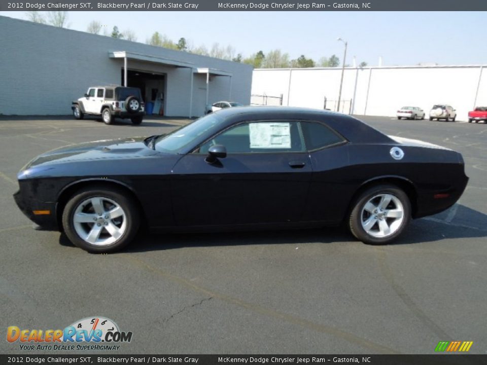 2012 Dodge Challenger SXT Blackberry Pearl / Dark Slate Gray Photo #4