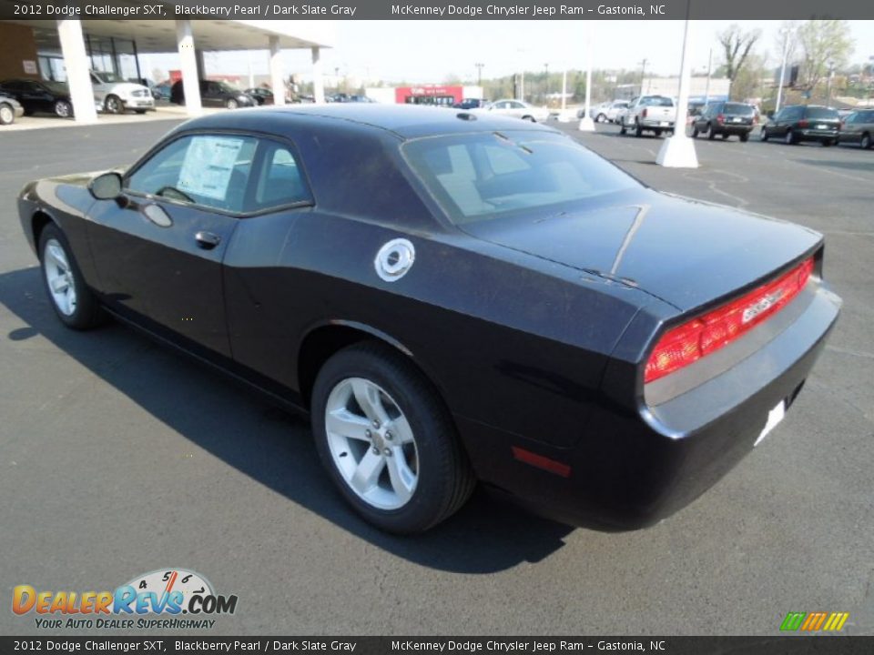 2012 Dodge Challenger SXT Blackberry Pearl / Dark Slate Gray Photo #5