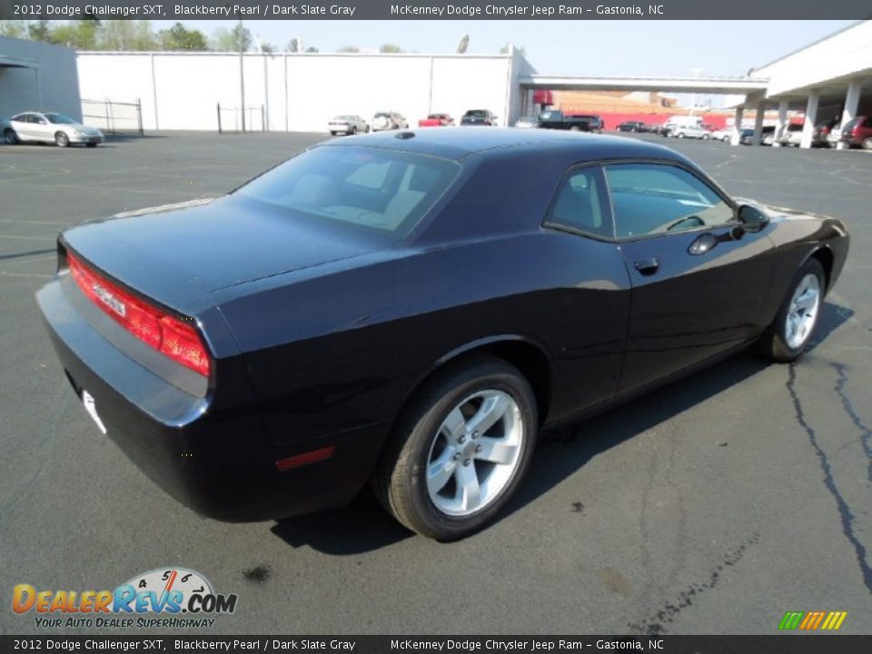 2012 Dodge Challenger SXT Blackberry Pearl / Dark Slate Gray Photo #6