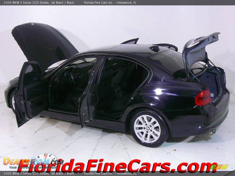 2006 BMW 3 Series 325i Sedan Jet Black / Black Photo #8
