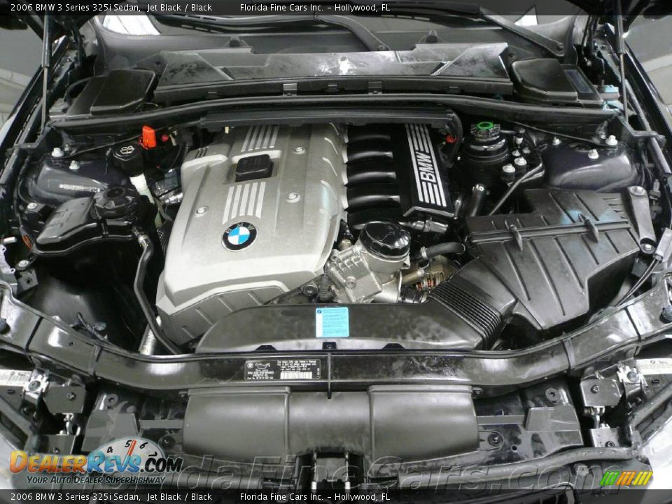 2006 BMW 3 Series 325i Sedan Jet Black / Black Photo #9