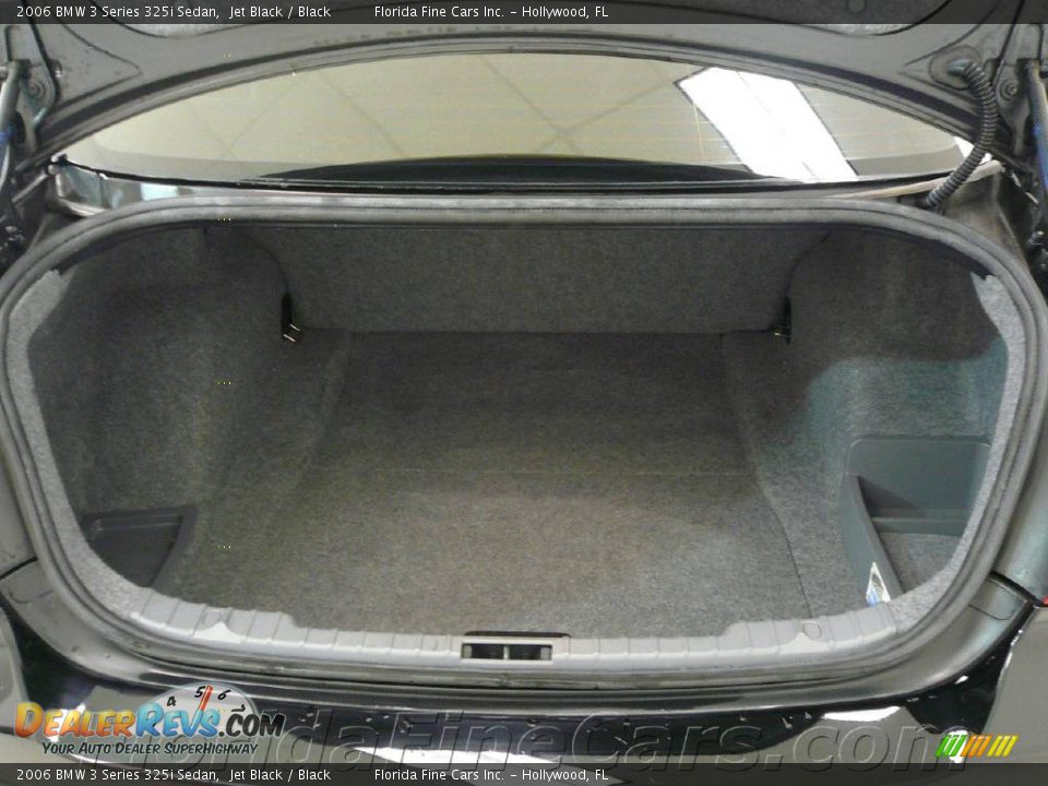 2006 BMW 3 Series 325i Sedan Jet Black / Black Photo #10