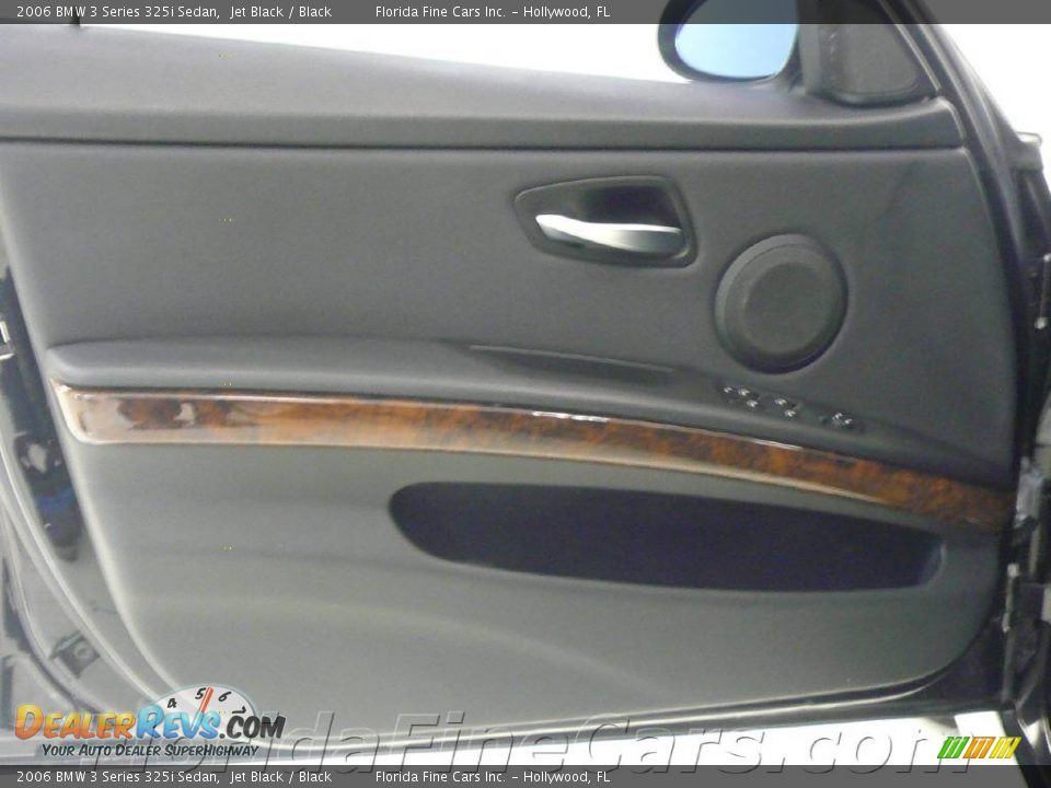 2006 BMW 3 Series 325i Sedan Jet Black / Black Photo #11