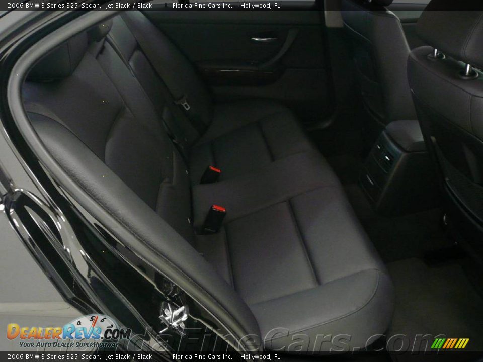 2006 BMW 3 Series 325i Sedan Jet Black / Black Photo #14