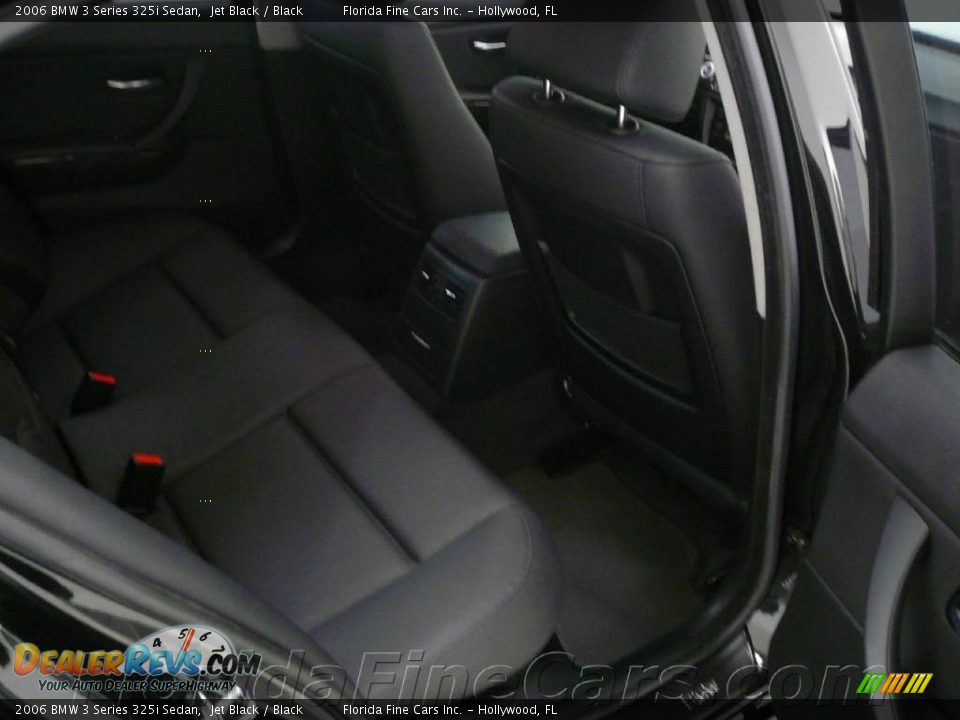 2006 BMW 3 Series 325i Sedan Jet Black / Black Photo #15