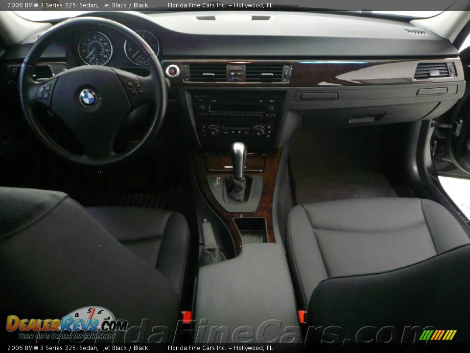 2006 BMW 3 Series 325i Sedan Jet Black / Black Photo #16