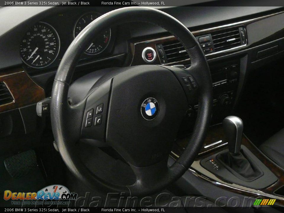 2006 BMW 3 Series 325i Sedan Jet Black / Black Photo #17