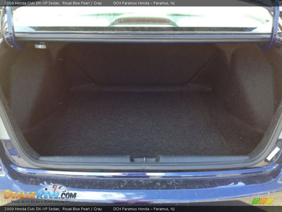 2009 Honda Civic DX-VP Sedan Royal Blue Pearl / Gray Photo #5