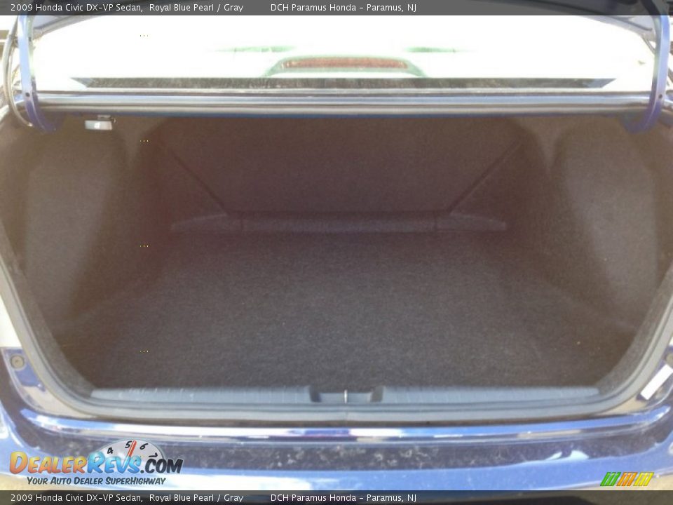 2009 Honda Civic DX-VP Sedan Royal Blue Pearl / Gray Photo #6