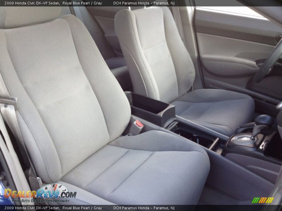 2009 Honda Civic DX-VP Sedan Royal Blue Pearl / Gray Photo #20