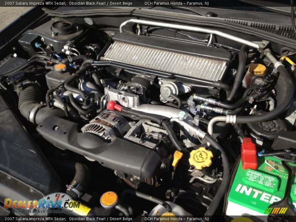 2007 Subaru Impreza WRX Sedan 2.5 Liter Turbocharged DOHC 16-Valve VVT Flat 4 Cylinder Engine Photo #4