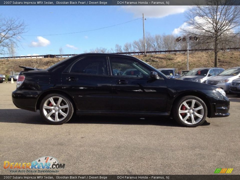 Obsidian Black Pearl 2007 Subaru Impreza WRX Sedan Photo #8