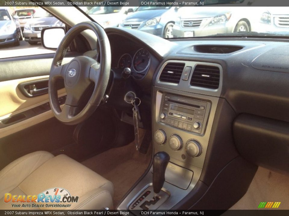 Desert Beige Interior - 2007 Subaru Impreza WRX Sedan Photo #16