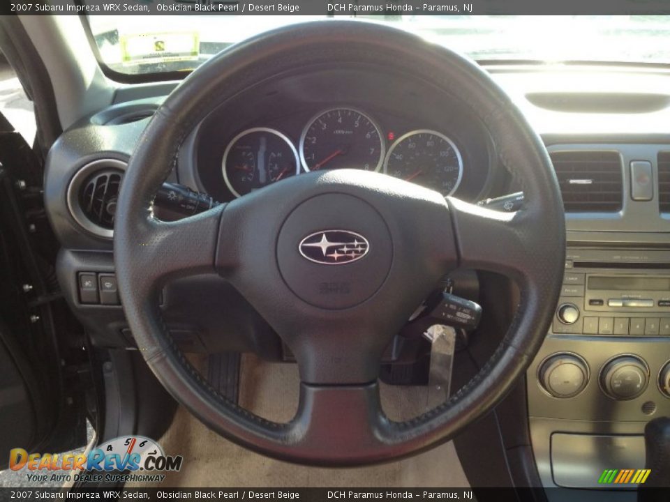2007 Subaru Impreza WRX Sedan Steering Wheel Photo #27