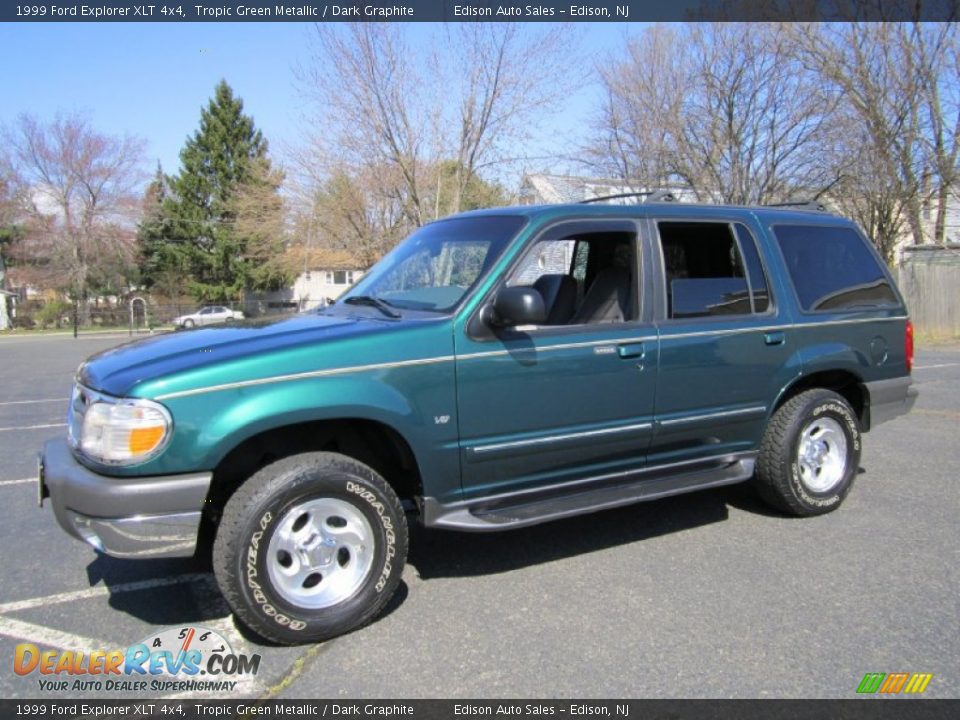 Tropic Green Metallic 1999 Ford Explorer XLT 4x4 Photo #3