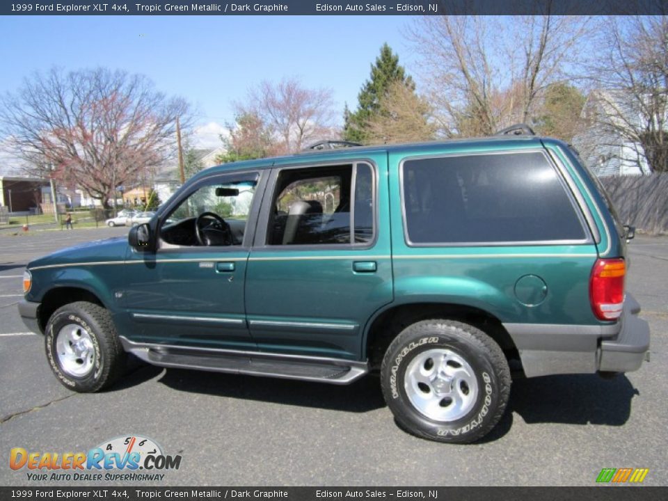 Tropic Green Metallic 1999 Ford Explorer XLT 4x4 Photo #4