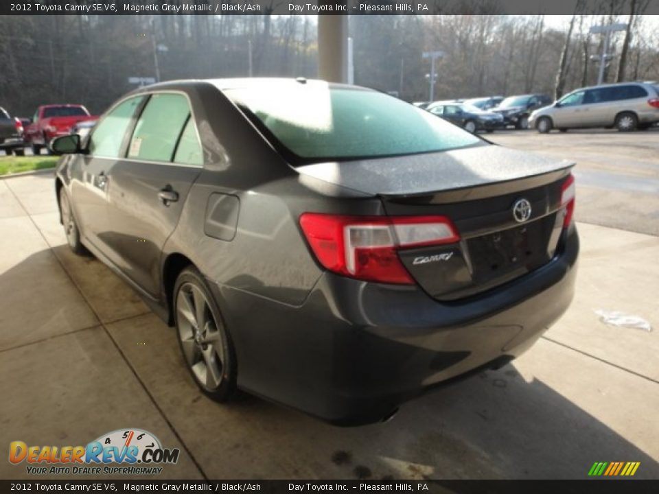2012 Toyota Camry SE V6 Magnetic Gray Metallic / Black/Ash Photo #4