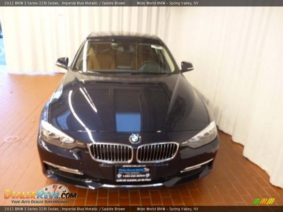 2012 BMW 3 Series 328i Sedan Imperial Blue Metallic / Saddle Brown Photo #2