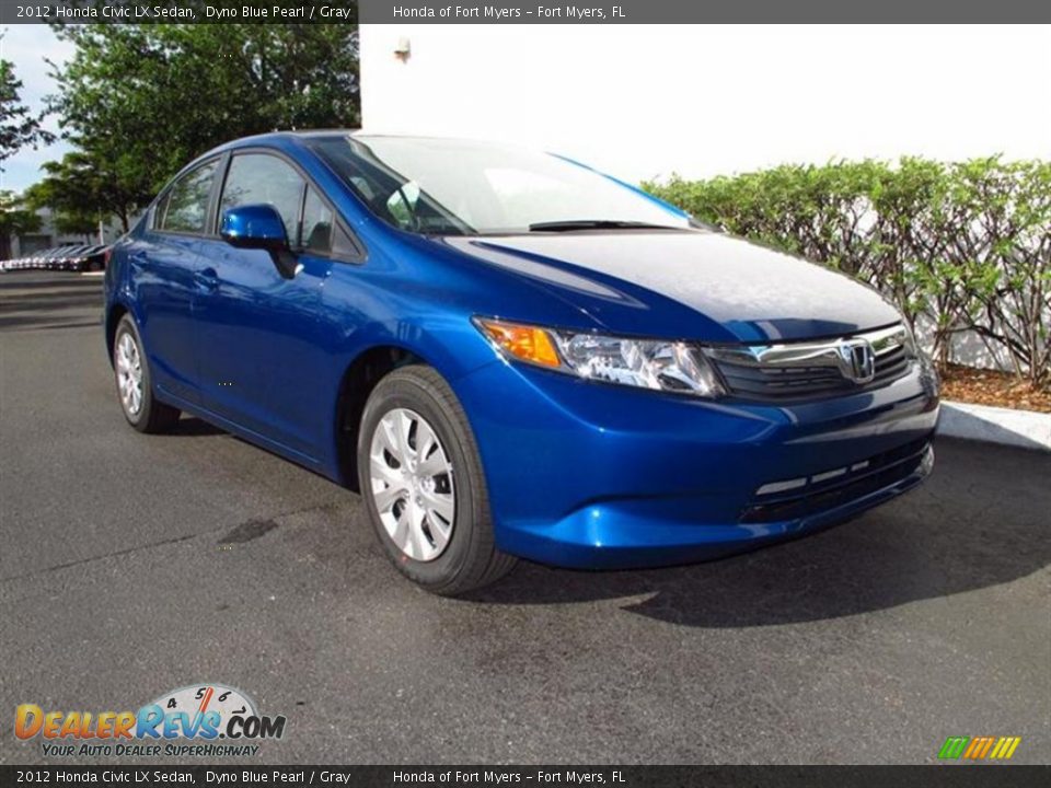 Front 3/4 View of 2012 Honda Civic LX Sedan Photo #1