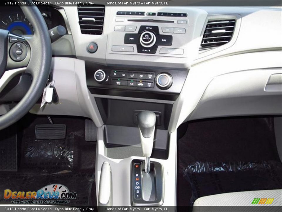 2012 Honda Civic LX Sedan Dyno Blue Pearl / Gray Photo #6