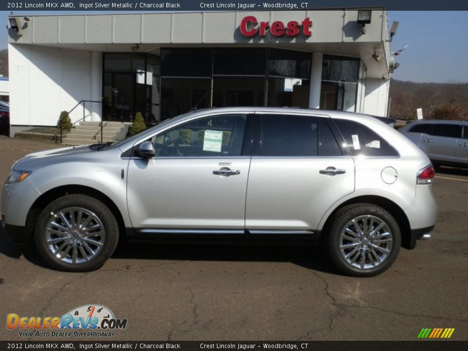 2012 Lincoln MKX AWD Ingot Silver Metallic / Charcoal Black Photo #1