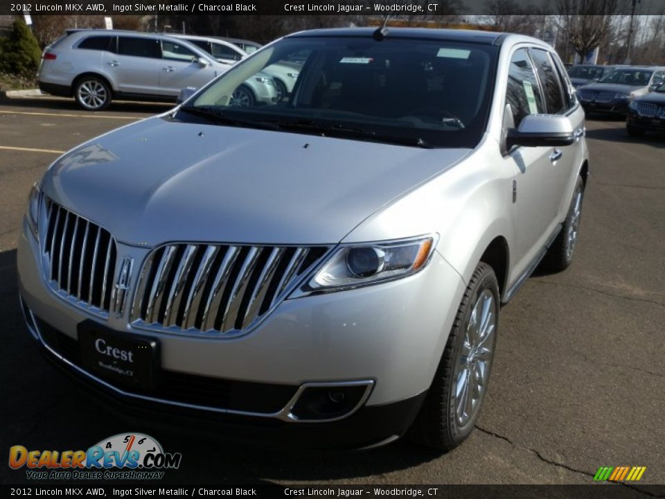 2012 Lincoln MKX AWD Ingot Silver Metallic / Charcoal Black Photo #2
