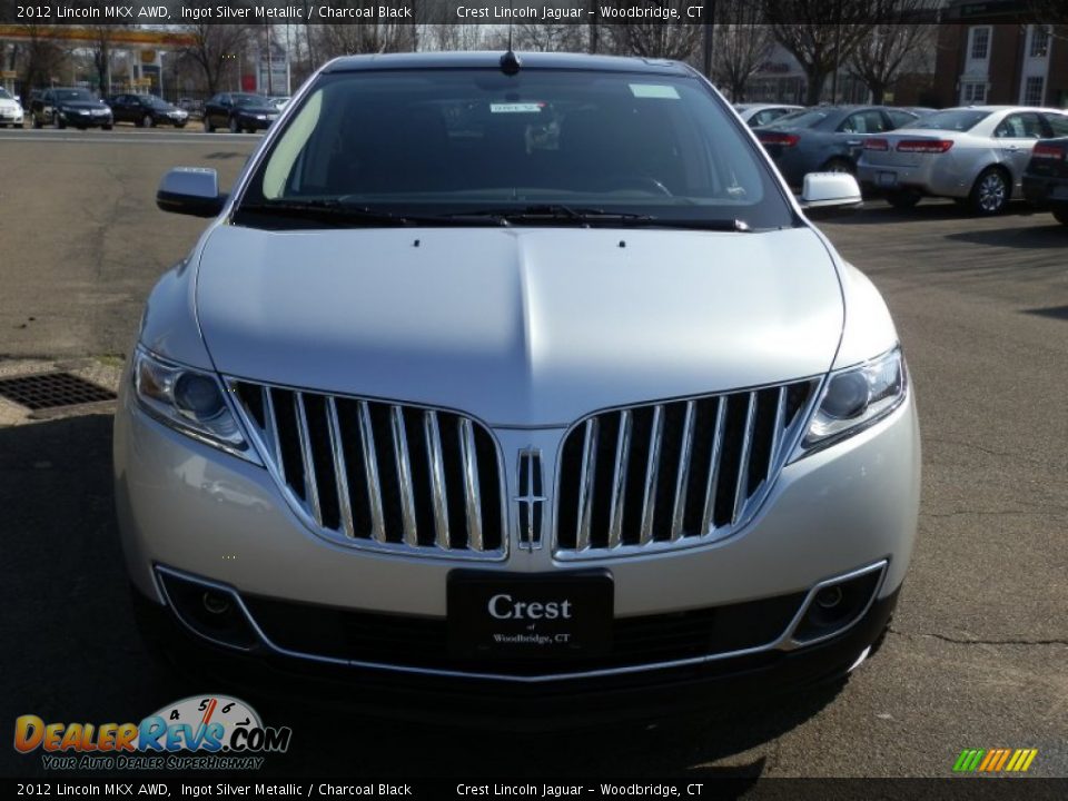 2012 Lincoln MKX AWD Ingot Silver Metallic / Charcoal Black Photo #3