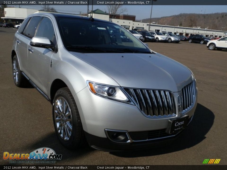 2012 Lincoln MKX AWD Ingot Silver Metallic / Charcoal Black Photo #4