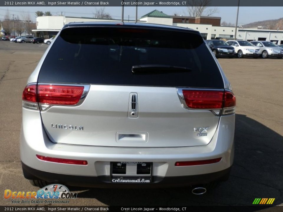 2012 Lincoln MKX AWD Ingot Silver Metallic / Charcoal Black Photo #6