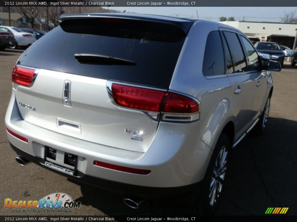 2012 Lincoln MKX AWD Ingot Silver Metallic / Charcoal Black Photo #7