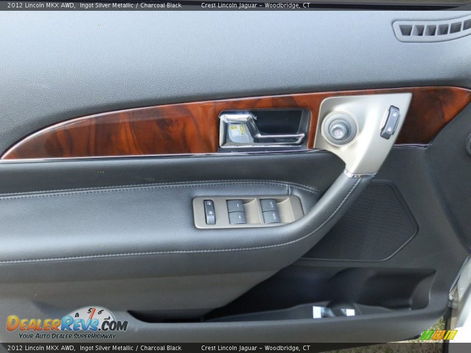 2012 Lincoln MKX AWD Ingot Silver Metallic / Charcoal Black Photo #12