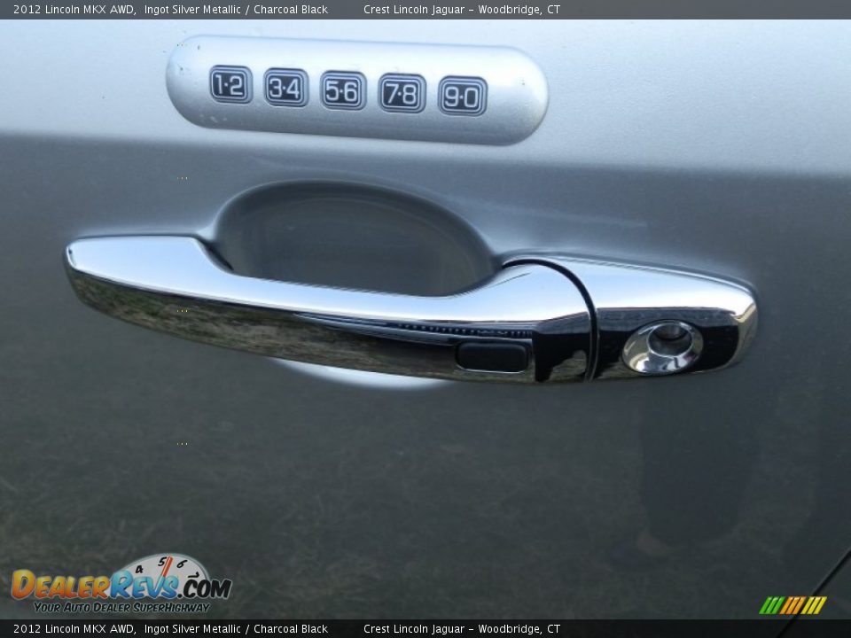 2012 Lincoln MKX AWD Ingot Silver Metallic / Charcoal Black Photo #14