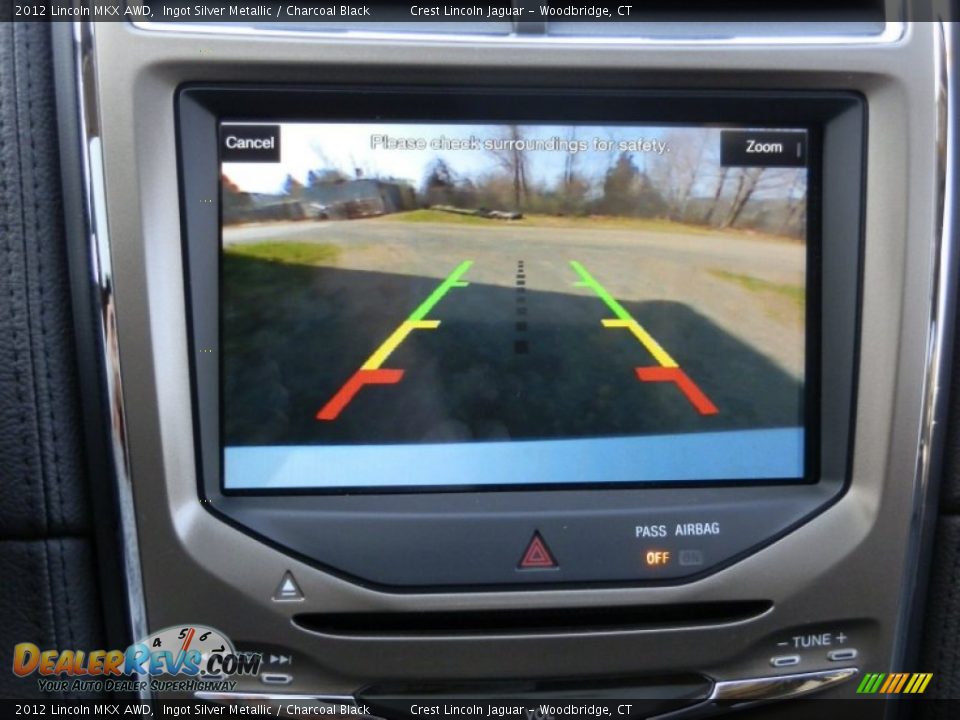 2012 Lincoln MKX AWD Ingot Silver Metallic / Charcoal Black Photo #16