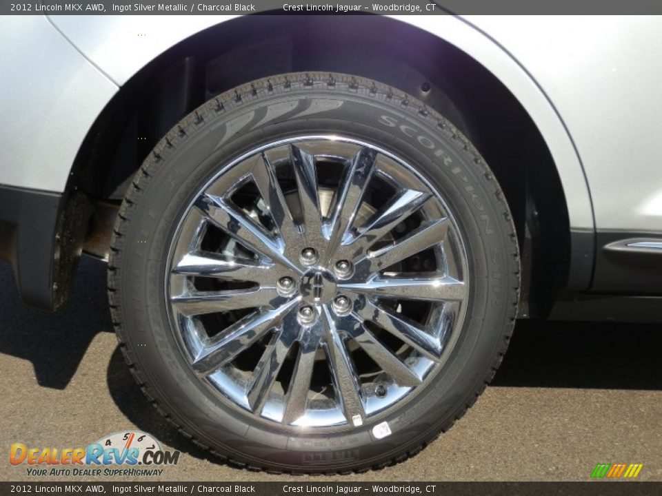 2012 Lincoln MKX AWD Ingot Silver Metallic / Charcoal Black Photo #17