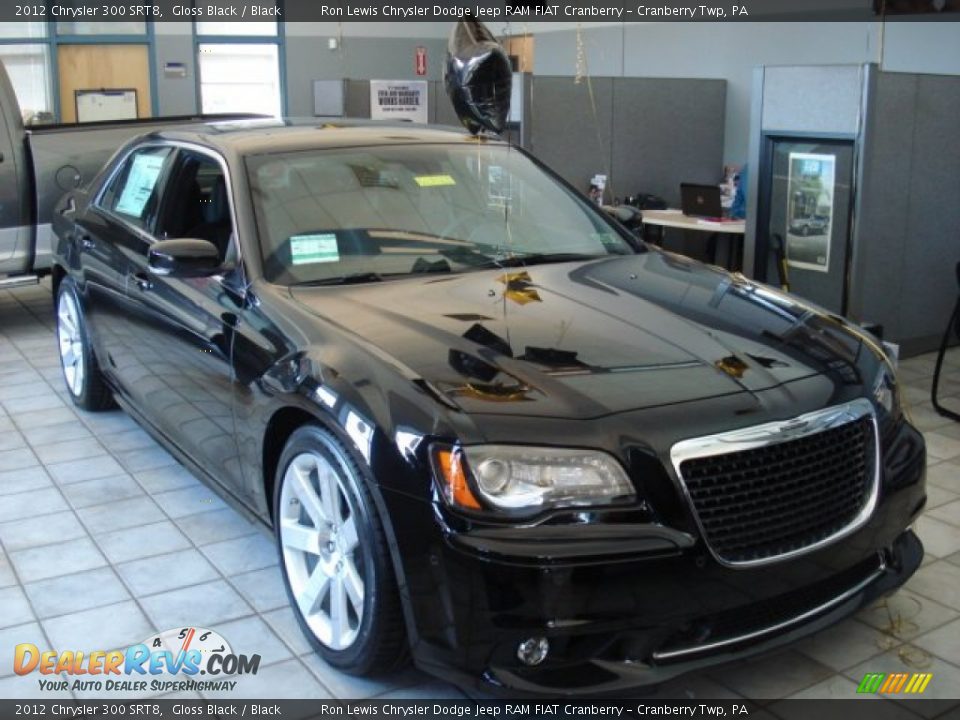2012 Chrysler 300 SRT8 Gloss Black / Black Photo #1